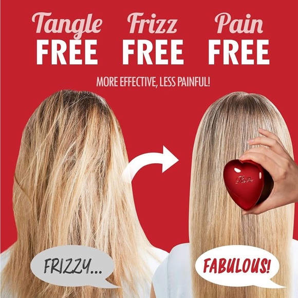 ReFa heart brush in rose gold. Viral on TikTok. Beautiful brush. BNIB. - Picture 4 of 6